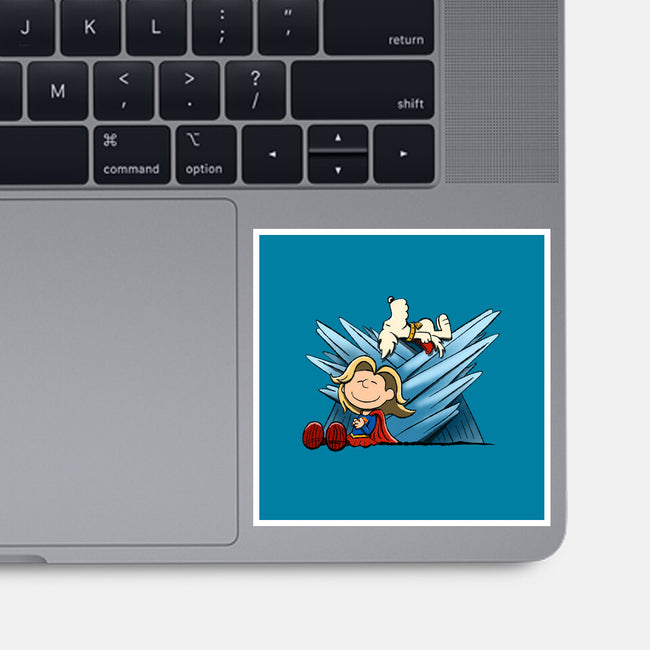 Happiness Is Super-None-Glossy-Sticker-DrawnByBryan