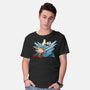 Happiness Is Super-Mens-Basic-Tee-DrawnByBryan