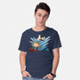 Happiness Is Super-Mens-Basic-Tee-DrawnByBryan