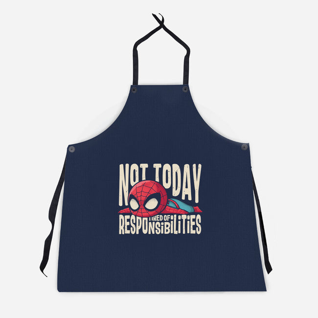 Tired Of Responsibilities-Unisex-Kitchen-Apron-turborat14