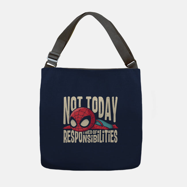 Tired Of Responsibilities-None-Adjustable Tote-Bag-turborat14