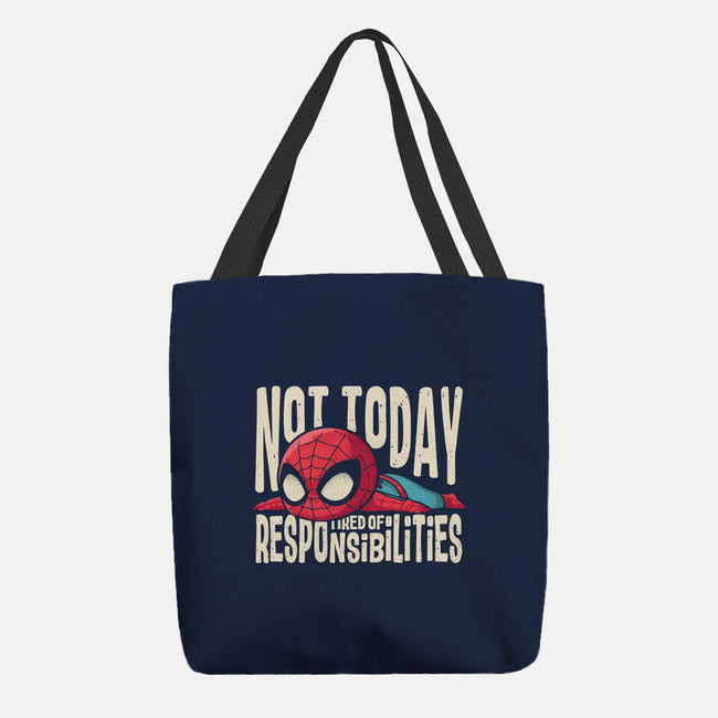 Tired Of Responsibilities-None-Basic Tote-Bag-turborat14