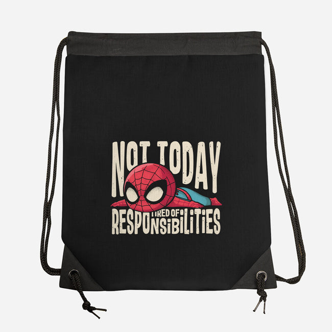 Tired Of Responsibilities-None-Drawstring-Bag-turborat14