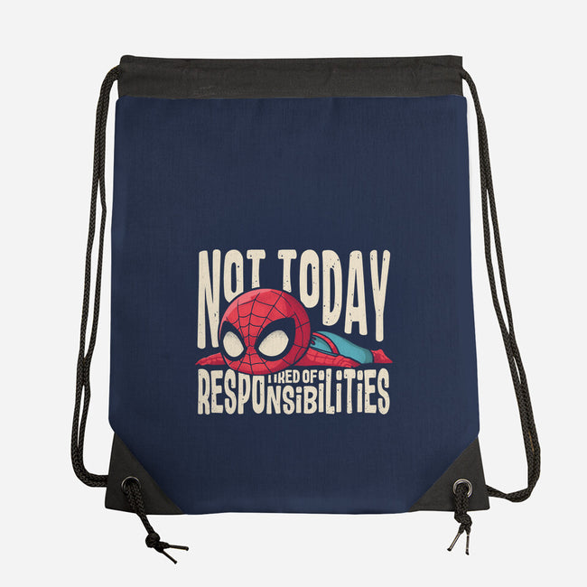 Tired Of Responsibilities-None-Drawstring-Bag-turborat14