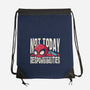 Tired Of Responsibilities-None-Drawstring-Bag-turborat14