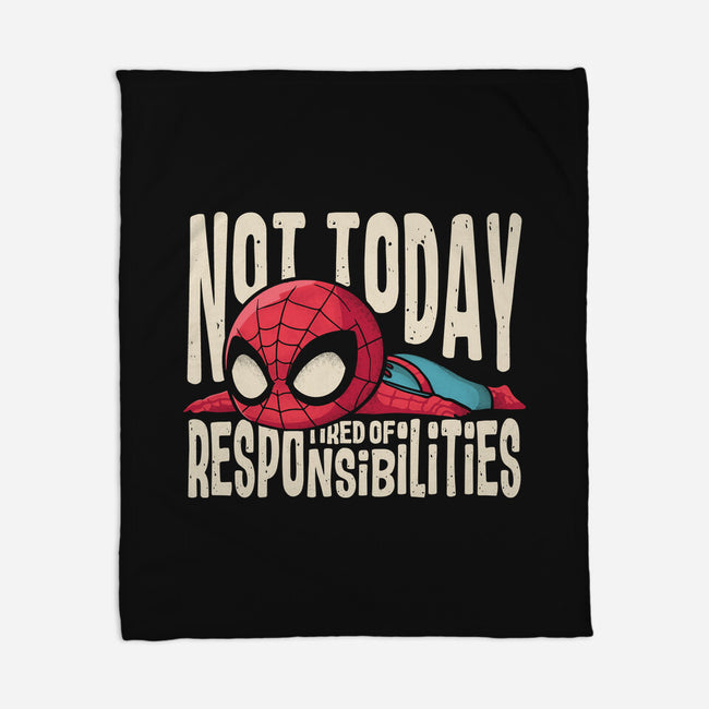 Tired Of Responsibilities-None-Fleece-Blanket-turborat14
