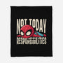 Tired Of Responsibilities-None-Fleece-Blanket-turborat14
