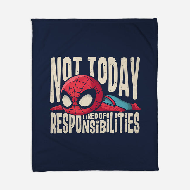 Tired Of Responsibilities-None-Fleece-Blanket-turborat14