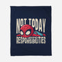 Tired Of Responsibilities-None-Fleece-Blanket-turborat14