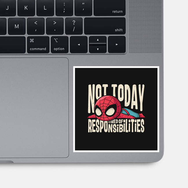 Tired Of Responsibilities-None-Glossy-Sticker-turborat14