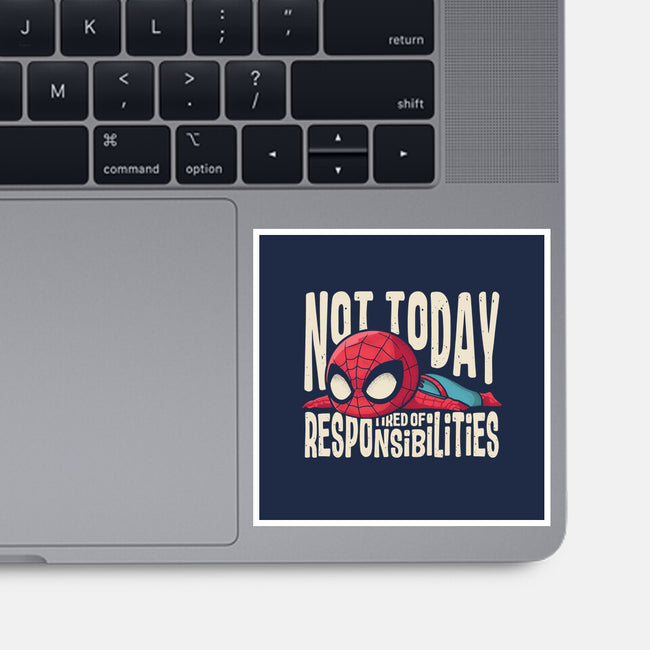 Tired Of Responsibilities-None-Glossy-Sticker-turborat14