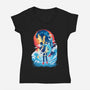 Great Wave Tifa-Womens-V-Neck-Tee-hypertwenty