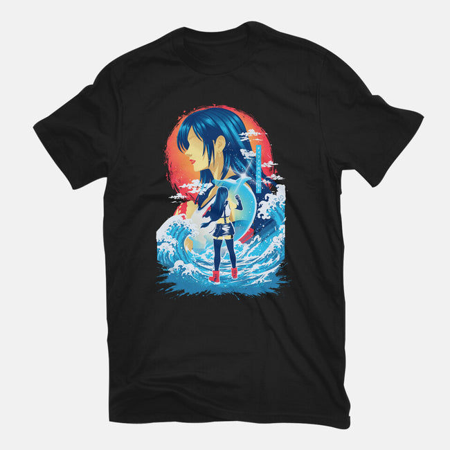 Great Wave Tifa-Womens-Fitted-Tee-hypertwenty