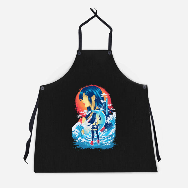 Great Wave Tifa-Unisex-Kitchen-Apron-hypertwenty