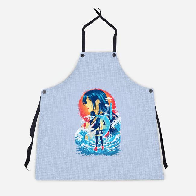 Great Wave Tifa-Unisex-Kitchen-Apron-hypertwenty