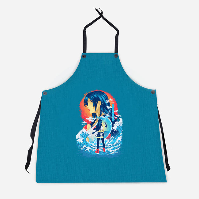 Great Wave Tifa-Unisex-Kitchen-Apron-hypertwenty