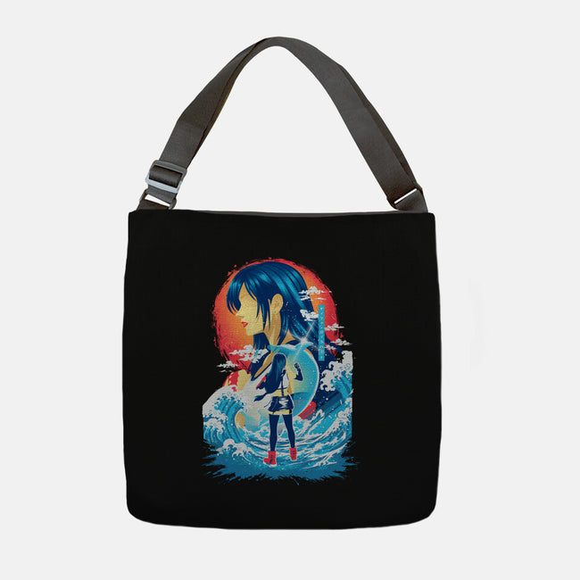 Great Wave Tifa-None-Adjustable Tote-Bag-hypertwenty