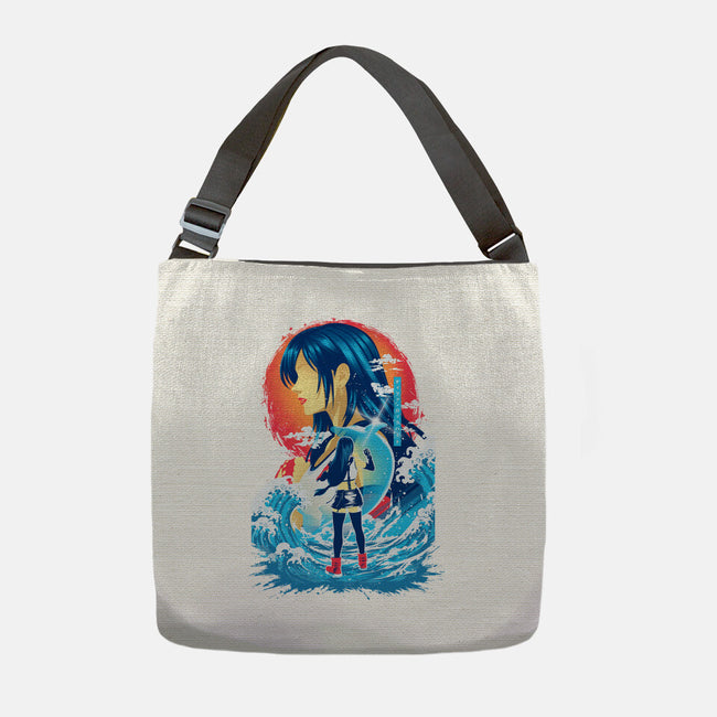 Great Wave Tifa-None-Adjustable Tote-Bag-hypertwenty