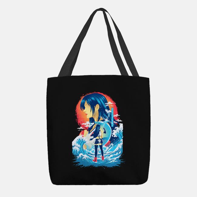 Great Wave Tifa-None-Basic Tote-Bag-hypertwenty
