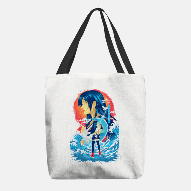 Great Wave Tifa-None-Basic Tote-Bag-hypertwenty