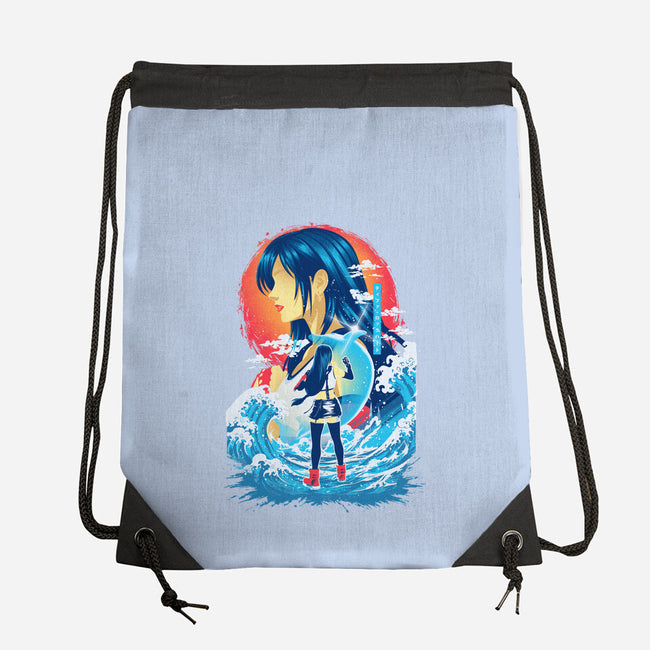 Great Wave Tifa-None-Drawstring-Bag-hypertwenty