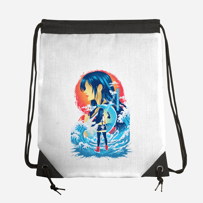 Great Wave Tifa-None-Drawstring-Bag-hypertwenty