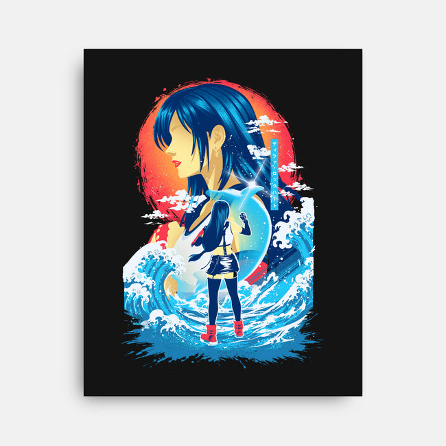 Great Wave Tifa-None-Stretched-Canvas-hypertwenty