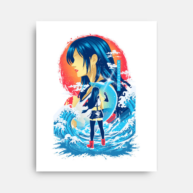 Great Wave Tifa-None-Stretched-Canvas-hypertwenty
