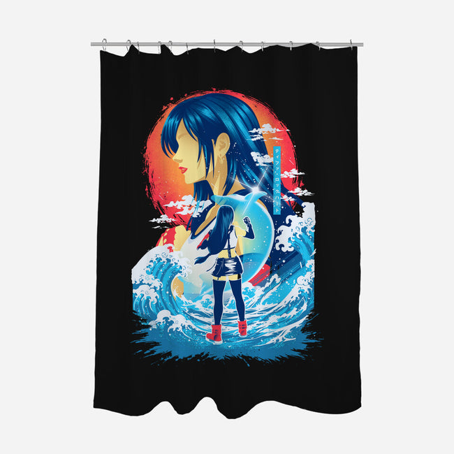 Great Wave Tifa-None-Polyester-Shower Curtain-hypertwenty