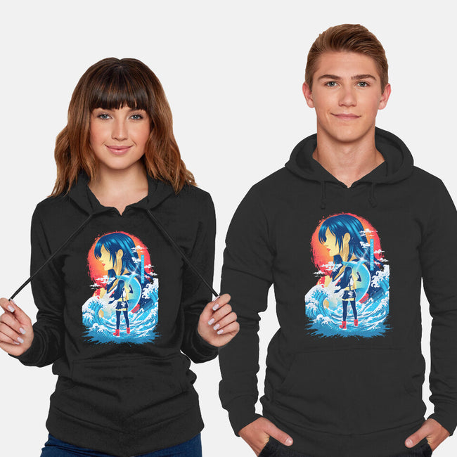 Great Wave Tifa-Unisex-Pullover-Sweatshirt-hypertwenty