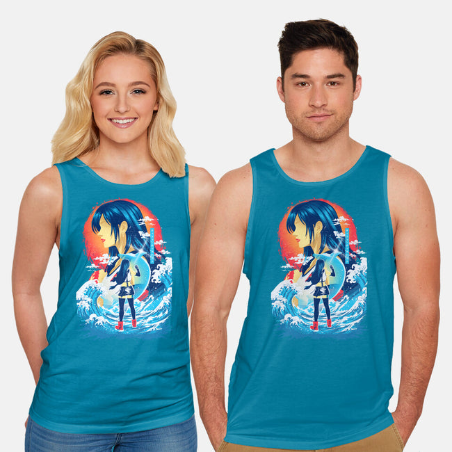 Great Wave Tifa-Unisex-Basic-Tank-hypertwenty