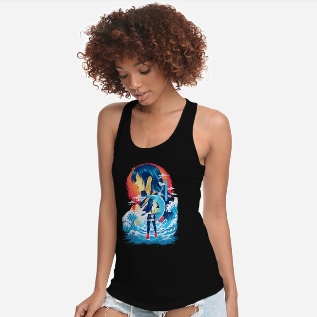 Great Wave Tifa-Womens-Racerback-Tank-hypertwenty