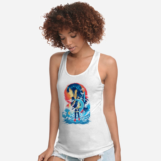 Great Wave Tifa-Womens-Racerback-Tank-hypertwenty