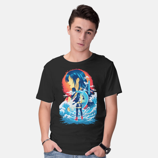 Great Wave Tifa-Mens-Basic-Tee-hypertwenty