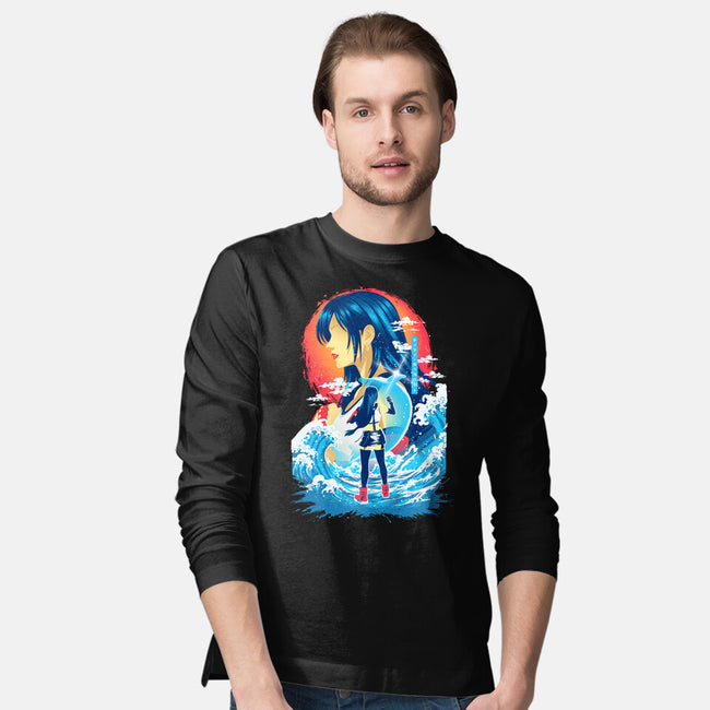 Great Wave Tifa-Mens-Long Sleeved-Tee-hypertwenty