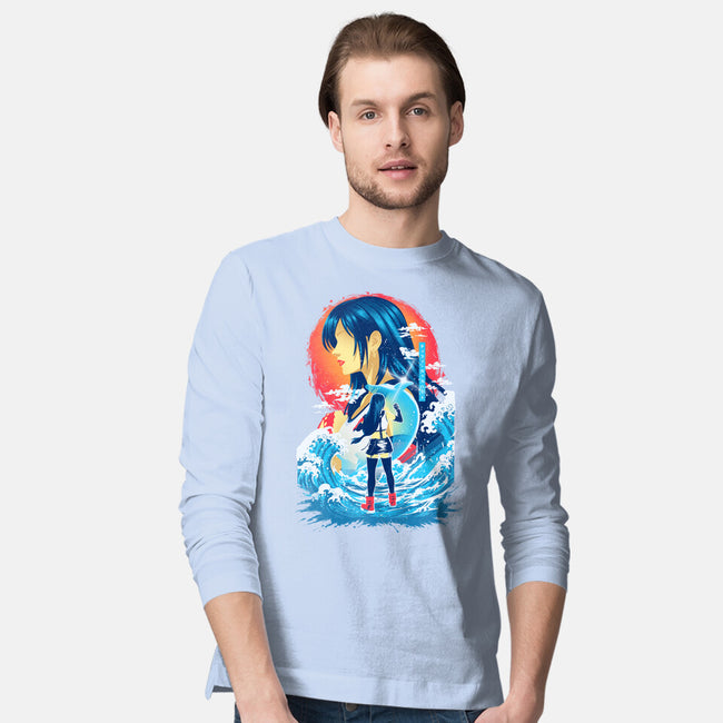 Great Wave Tifa-Mens-Long Sleeved-Tee-hypertwenty