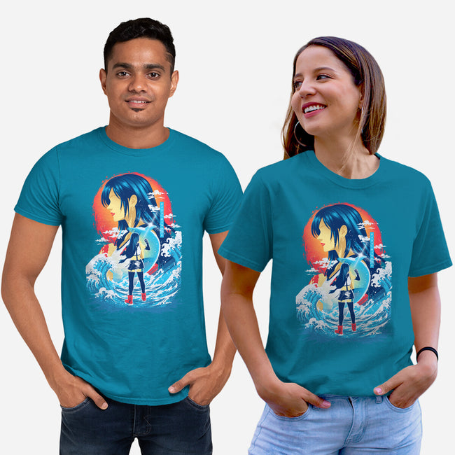 Great Wave Tifa-Unisex-Basic-Tee-hypertwenty