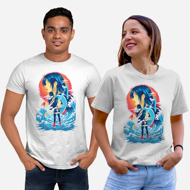 Great Wave Tifa-Unisex-Basic-Tee-hypertwenty
