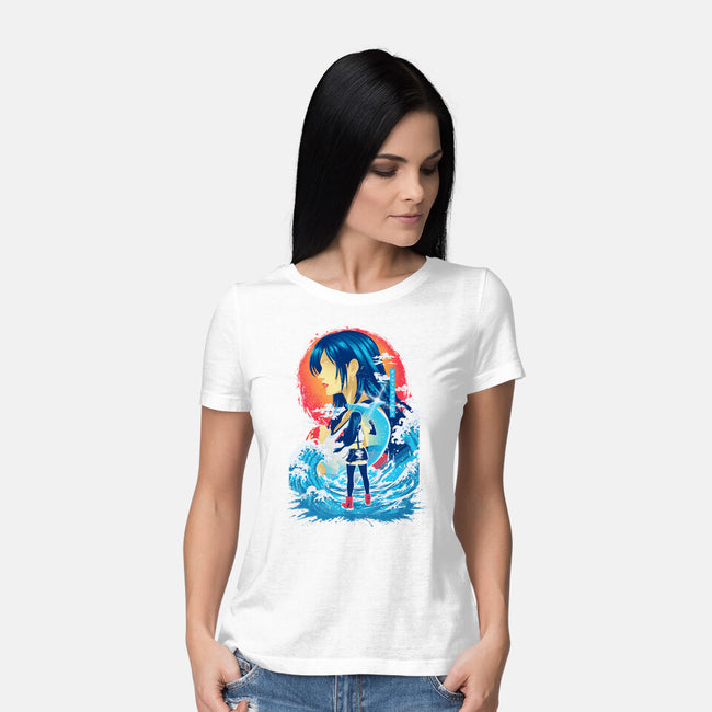 Great Wave Tifa-Womens-Basic-Tee-hypertwenty