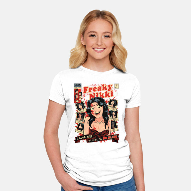 Freaky Comics-Womens-Fitted-Tee-PrimePremne