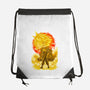 Great Wave Soldier-None-Drawstring-Bag-hypertwenty