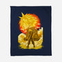 Great Wave Soldier-None-Fleece-Blanket-hypertwenty