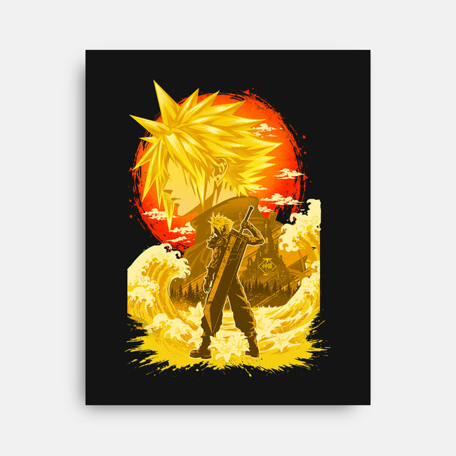 Great Wave Soldier-None-Stretched-Canvas-hypertwenty