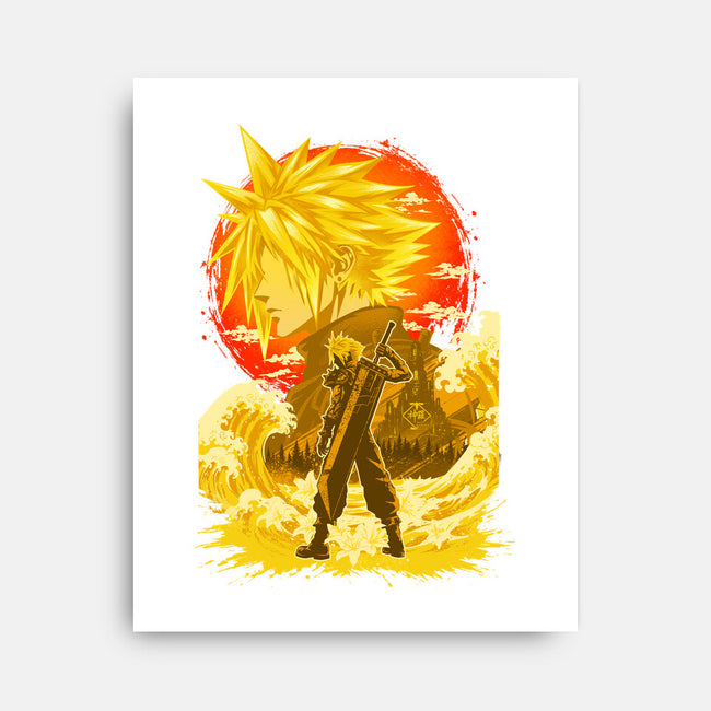 Great Wave Soldier-None-Stretched-Canvas-hypertwenty