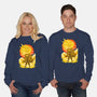 Great Wave Soldier-Unisex-Crew Neck-Sweatshirt-hypertwenty