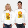 Great Wave Soldier-Unisex-Crew Neck-Sweatshirt-hypertwenty