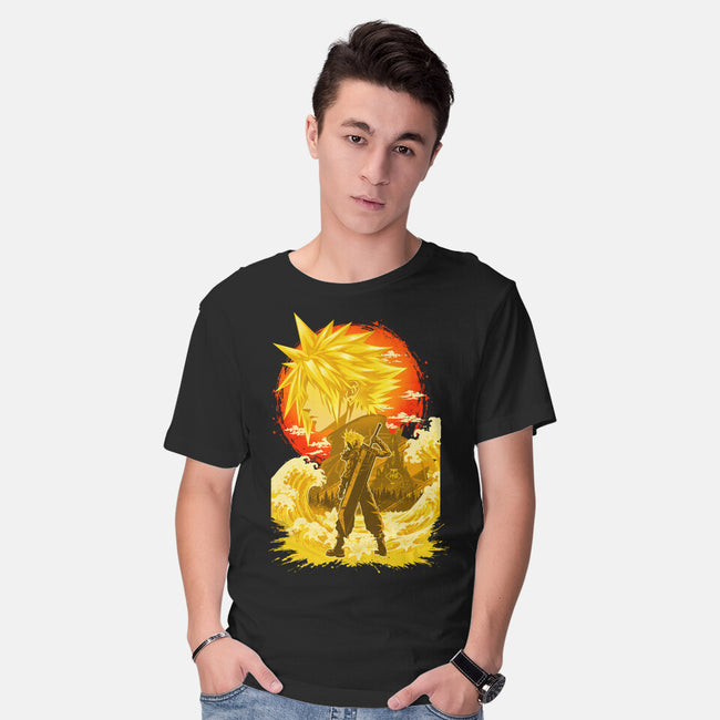 Great Wave Soldier-Mens-Basic-Tee-hypertwenty
