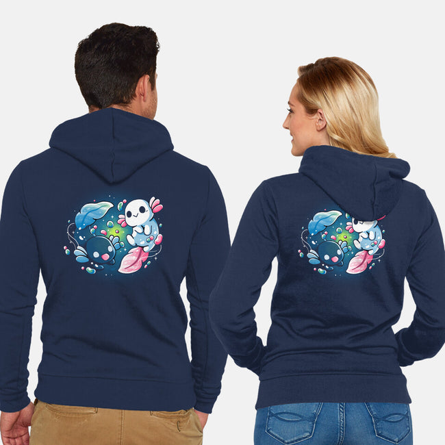 Ying Yang A-lotl-Unisex-Zip-Up-Sweatshirt-Vallina84