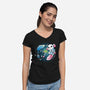 Ying Yang A-lotl-Womens-V-Neck-Tee-Vallina84