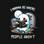 I wanna Be Where People Aren't-Unisex-Pullover-Sweatshirt-Vallina84